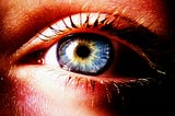 A brightly colored eye or ashryver eye.