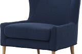 Crafted Indigo Wing Back Chair - Marlow Collection by Four Hands | Image