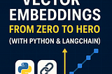 Vector Embeddings: From Zero to Hero (with Python & LangChain)