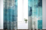 Turquoise Blackout Grommet Curtains: Stylish and Durable for Any Room | Image