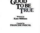 Too Good to be True | Cover Image