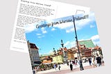 Postcard Greetings from Warsaw, Poland