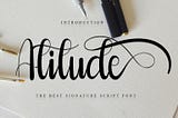 Atitude Font