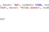 Formatting output to the console