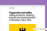 How to make a copywriting portfolio