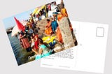 Postcard Greetings from Varanasi, India