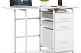 giantex-folding-desk-for-small-space-rolling-home-office-desk-with-3-drawers-lockable-universal-whee-1