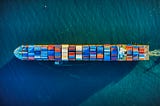 A container ship