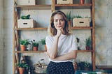 A woman facing indecision in leadership