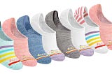 Saucony Women's 8 Pairs Invisible Liners for Comfort & Support | Image