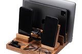 wood-docking-station-for-multiple-apple-devices-with-magsafe-stand-1