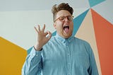 A person making the OK sign with his fingers