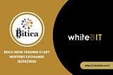 Bitica Trading Started On WhiteBIT Exchange