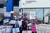 CODEPINK Protests at German Diplomatic Missions: STOP US & German arms for Israel’s Genocide!