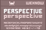 Perspective Font
