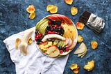 Plate of fruit