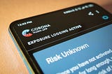Mobile app assessing risk of exposure to COVID-19