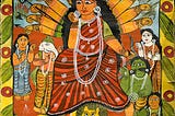 Durga in Dantan eradicates epidemic