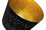 alucset-12-x-14-x-10-inch-starry-sky-etched-metal-drum-lamp-shade-black-gold-1