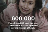 Children At Risk In Rafah…