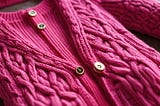 Hot-Pink-Cardigan-Sweater-1