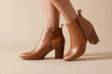 Tan-Booties-Block-Heel-1