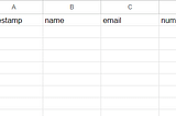 HTML form to Google Sheets