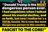 Retired Generals: Donald Trump is a ‘Fascist’