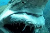 Grey Nurse Shark smiles at scuba diver off NSW coast in terrifying encounter