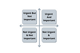 Urgent and non-Urgent quadrants — Issue #22