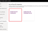 Power BI integration with power apps For Power BI visualization