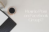 Facebook allows you to post on your own group as an admin or in others group as a member. Facebook group administrators can create posts within the group to share their content with their group members.