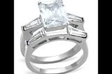 womens-stainless-steel-wedding-ring-with-rectangular-cubic-zirconia-size-7-clear-1