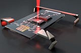 An illustration of the researchers’ microscopic robot.