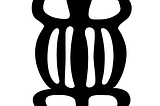 Adinkra Symbol for Denkyem