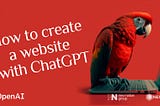 Create a website using Chat GPT 4