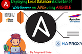 Deploying ⚖Load Balancer & Cluster of 🌐Web Server on ☁AWS using ANSIBLE (Task-15)
