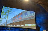 A Google ad at a global journalism festival, & a Russian train