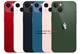 What colours are available for the iPhone 13 series?