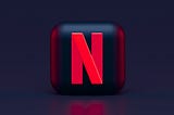 A picture of a button with the Netflix “N”