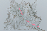 Optimal Route Crafting: Finding the shortest path on the surface of a mesh