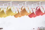 Space-Saving Under-Cabinet Mug Organizer | Image