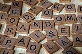 scrabble pieces arranged to show “random”