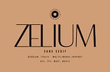 Zelium Font