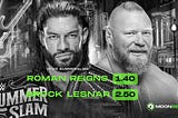 Bet on WWE SummerSlam with crypto. SummerSlam 2022 odds and betting predictions.