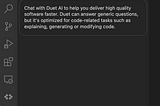 Duet AI for Developers using VSCode