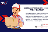 Medicine Courier from India to USA