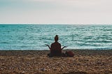 Woman on beach