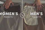 Women’s pockets; where there is a direct correlation between their practicality and their…