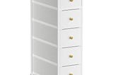 narrow-dresser-storage-tower-with-5-drawers-slim-dresser-chest-of-drawers-with-steel-frame-wood-top--1